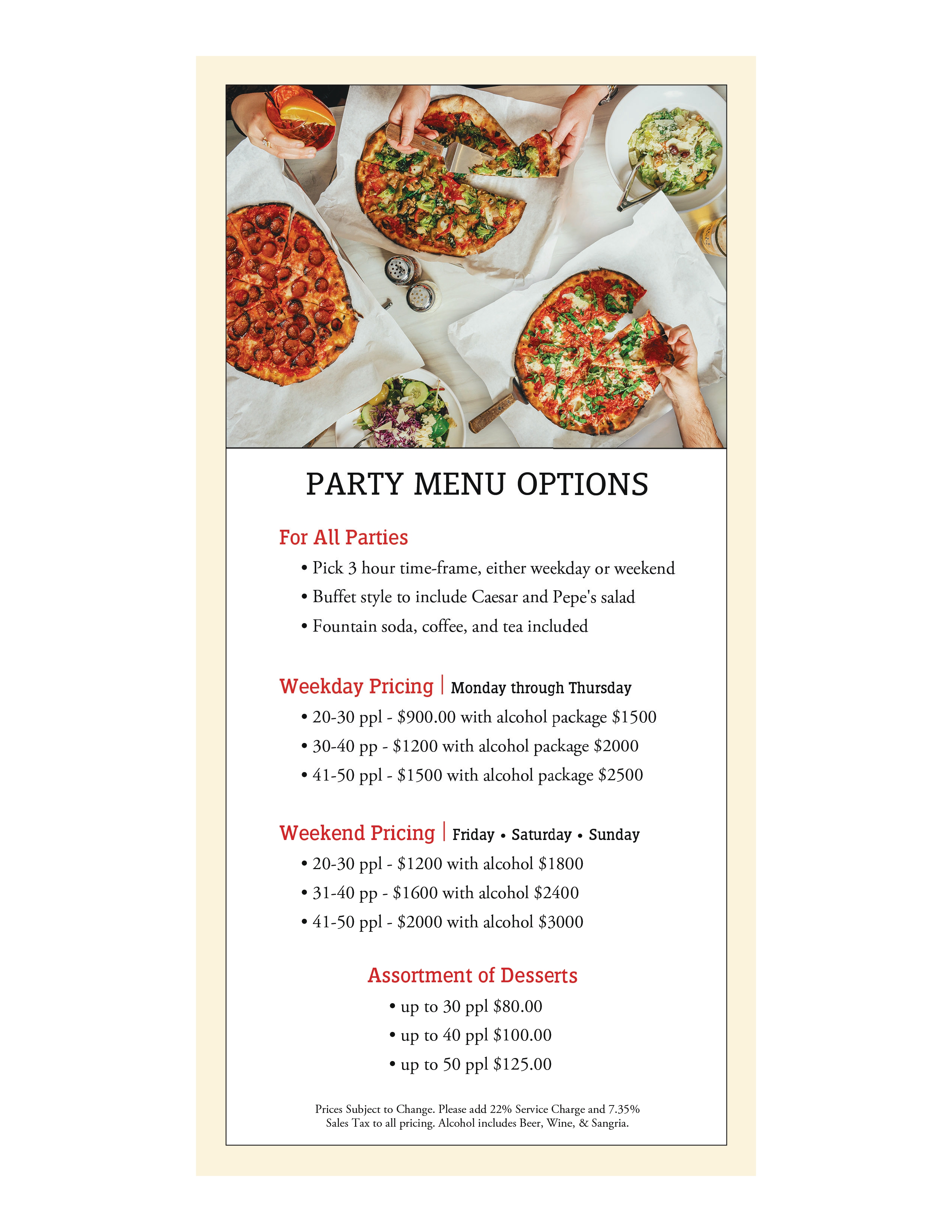 Details about the private parties